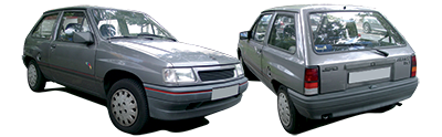 OPEL/VAUXHALL - CORSA A - Mod. 09/90 - 03/93 OPEL/VAUXHALL - CORSA A - Mod. 09/90 - 03/93