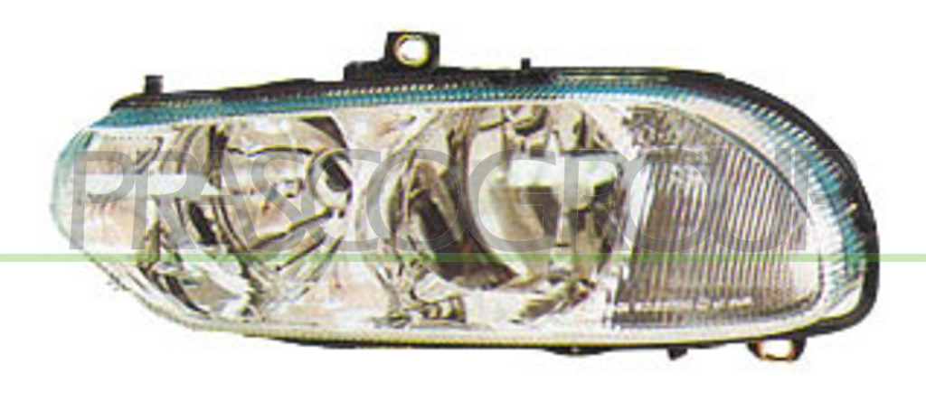 HEADLAMP RIGHT H1+H7 ELECTRIC-WITHOUT MOTOR
