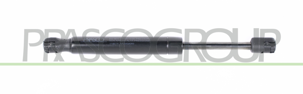 AMORTIGUADOR DE MALETERO DERECHO/IZQUIERDO PORTON TRASERO - 1180 N - L 252 mm - C 80 mm - Ø 22 mm - Ø 10 mm MOD. FAMILIAR