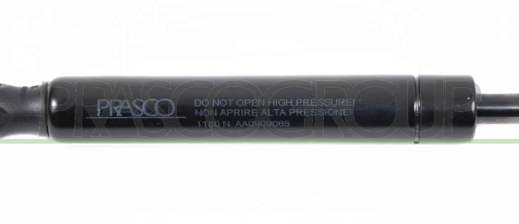 AMORTIGUADOR DE MALETERO DERECHO/IZQUIERDO PORTON TRASERO - 1180 N - L 252 mm - C 80 mm - Ø 22 mm - Ø 10 mm MOD. FAMILIAR
