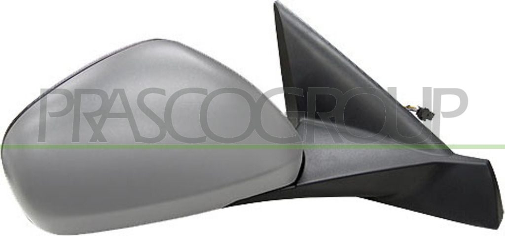 DOOR MIRROR RIGHT-ELECTRIC-HEATED-PRIMED-WITH SENSOR-CONVEX-BLUE