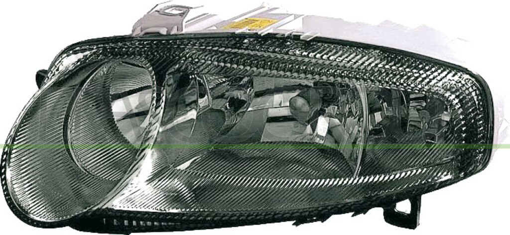 SCHEINWERFER LINKS-H7+H7+H1-MIT LWR-MIT MOTOR-SCHWARZ MOD. GTA