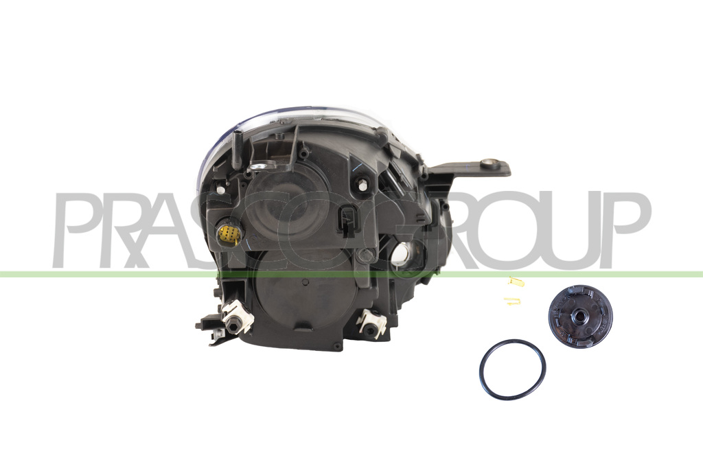 SCHEINWERFER LINKS-H7+H1-MIT LWR-MIT MOTOR-MIT TAGFAHRLICHT-SCHWARZ-LED