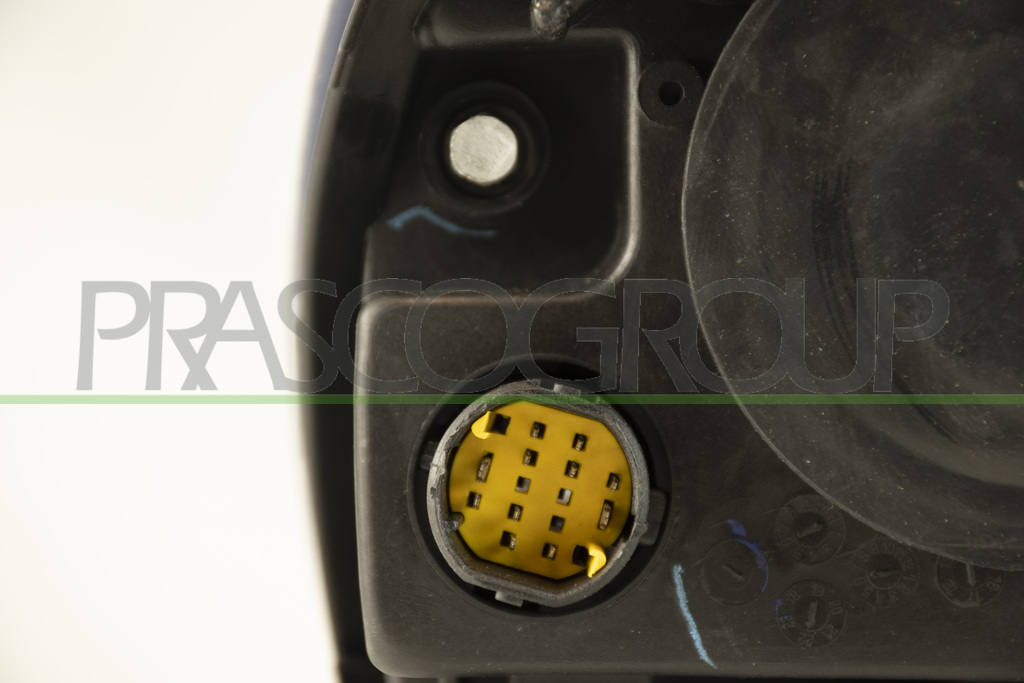 SCHEINWERFER LINKS-H7+H1-MIT LWR-MIT MOTOR-MIT TAGFAHRLICHT-SCHWARZ-LED