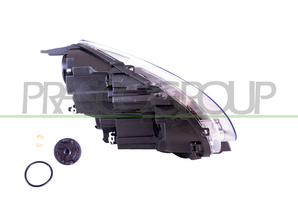 PROIETTORE SINISTRO H7+H1-ELETTRICO-CON MOTORE-CON LUCE DIURNA-CROMATO-LED