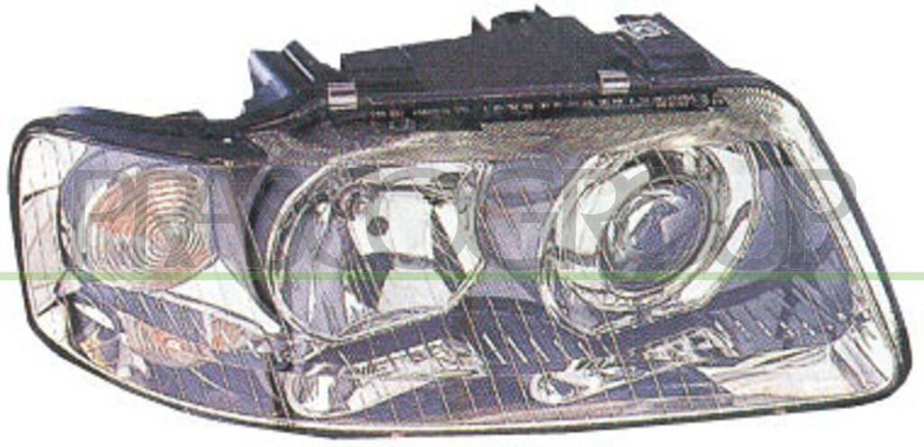 PROIETTORE DESTRO H1+H7-ELETTRICO-SENZA MOTORE MOD. 09 > 00