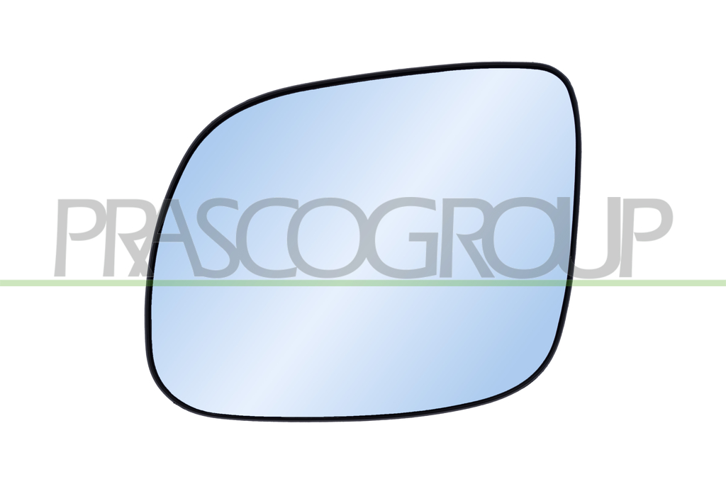 MIRROR GLASS BASE LEFT-HEATED-BIG-ASPHERICAL-BLUE MOD. > 00
