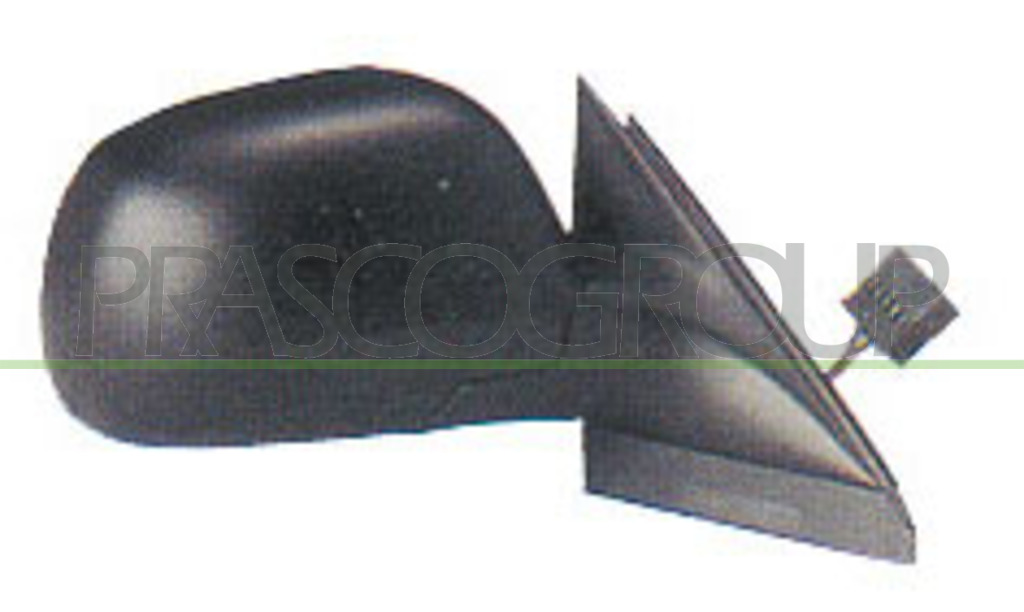 ESPEJO DERECHO ELECTRICO-NEGRO-TERMICO-CONVEXO/AZUL-PEQUENO