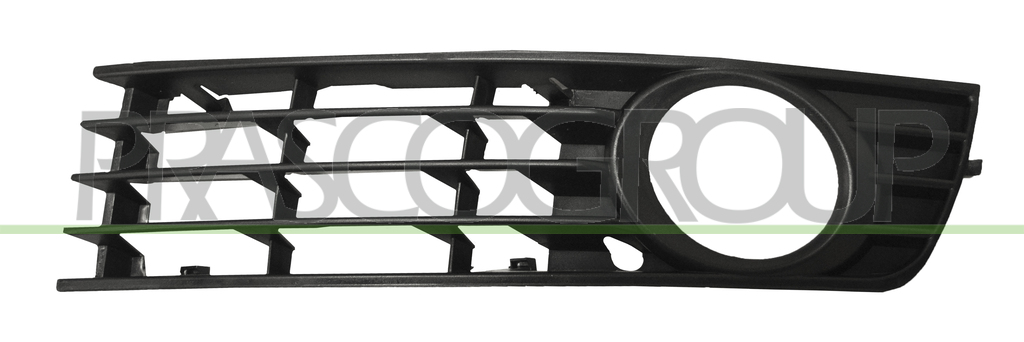 BUMPER GRILLE LEFT-BLACK-WITH FOG LAMP HOLES-OPEN-AUTOMATIC TRANSMISSION