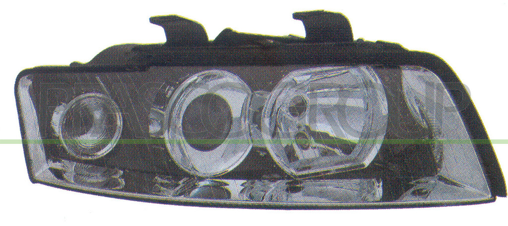 HEADLAMP RIGHT XENON D1S+H7 ELECTRIC-WITHOUT MOTOR MOD. 12/02 >