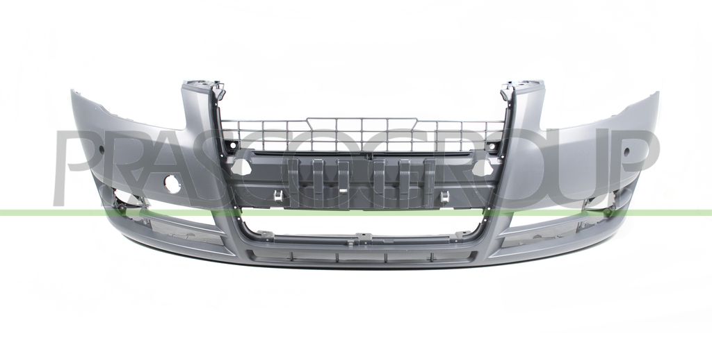 FRONT BUMPER-PRIMED-WITH PDC+SENSOR HOLDERS-WITH HEADLAMP WASHER CUTTING MARKS