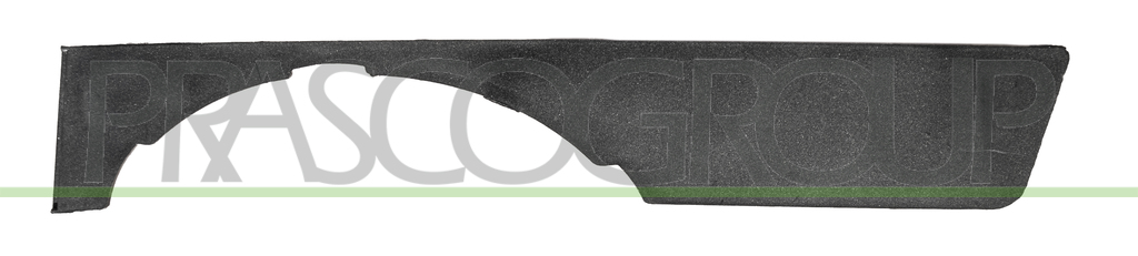 FRONT BUMPER GRILLE MOLDING LEFT-UPPER-BLACK