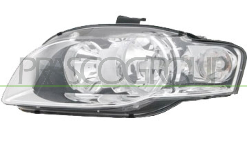SCHEINWERFER LINKS-H7+H7-MIT LWR-MIT MOTOR-WEISSER BLINKER
