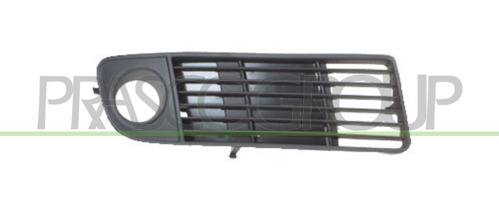 BUMPER GRILLE RIGHT-BLACK-WITH FOG LAMP HOLE MOD. 4-6 CYLINDER