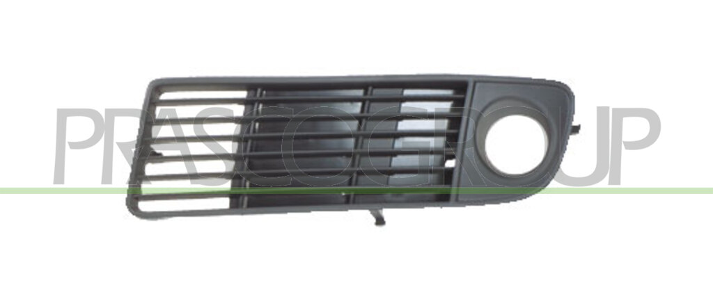 GRILLE GAUCHE NOIRE DE PARE-CHOCS-AVEC SIEGE ANTIBROUILLARD - MOD. 4 CILINDRE