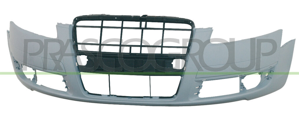 FRONT BUMPER-PRIMED-WITH TOW HOOK COVER-WITH CUTTING MARKS FOR PDC AND HEADLAMP WASHERS