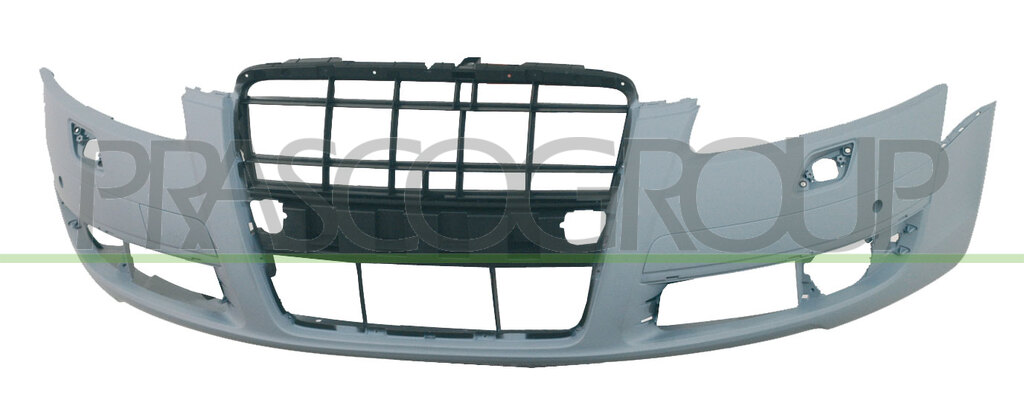 FRONT BUMPER-PRIMED-WITH PDC+SENSOR HOLDERS-WITH HEADLAMP WASHER HOLES-WITH TOW HOOK COVER