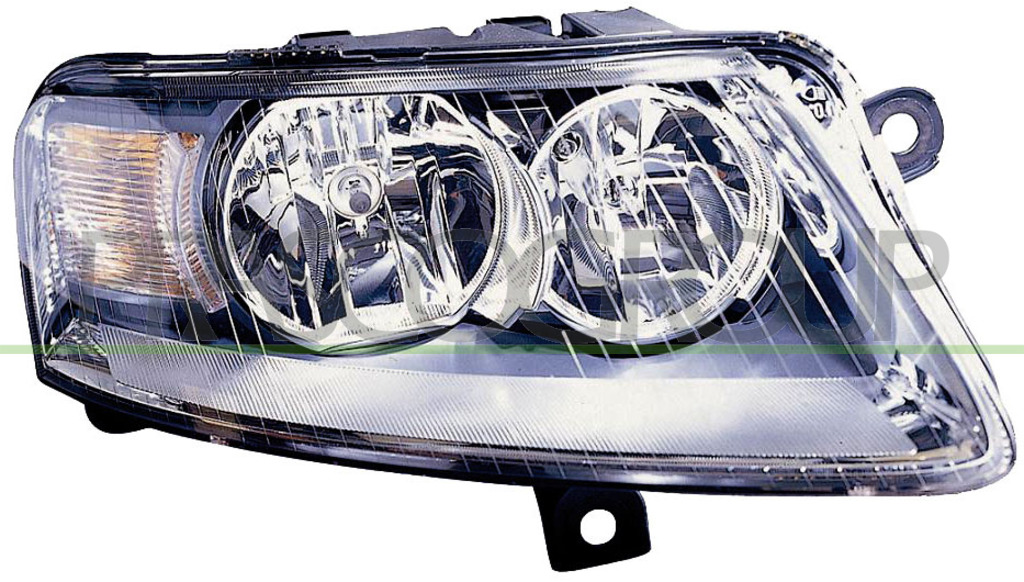 HEADLAMP RIGHT H1+H7 ELECTRIC-WITHOUT MOTOR