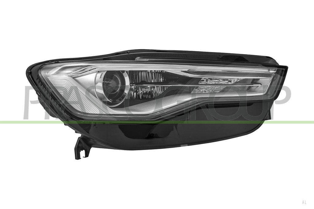 PROIETTORE DESTRO D5S/H7-ELETTRICO-CON MOTORE-CON LUCE DIREZIONALE-CON LUCE DIURNA-LED-VERSIONE HELLA