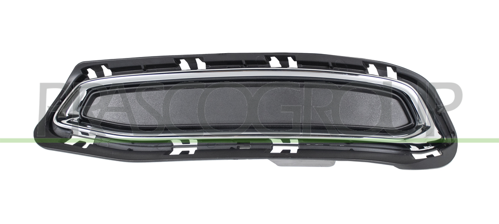 REAR BUMPER MOLDING-RIGHT-WITH CHROME FRAME