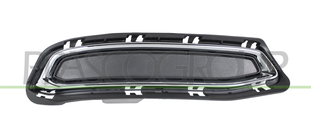 REAR BUMPER MOLDING LEFT-WITH CHROME FRAME