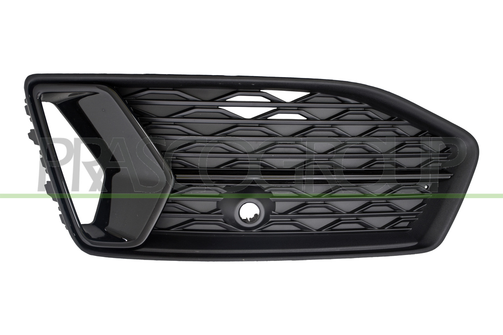 GRILLE DROITE DE PARE-CHOCS-AVANT-NOIRE-STRUCTUREE-AVEC MOULURE NOIRE-BRILLANTE MOD. SPORT 
