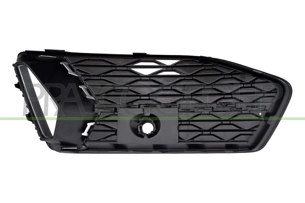 GRILLE GAUCHE DE PARE-CHOCS-AVANT-NOIRE-STRUCTUREE-AVEC MOULURE NOIRE-BRILLANTE MOD. SPORT 