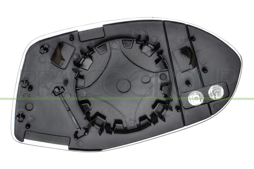 MIRROR GLASS BASE LEFT-ASPHERICAL-HEATED-CHROME