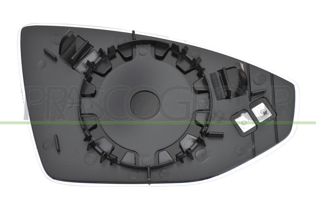 MIRROR GLASS BASE LEFT-HEATED-CONVEX