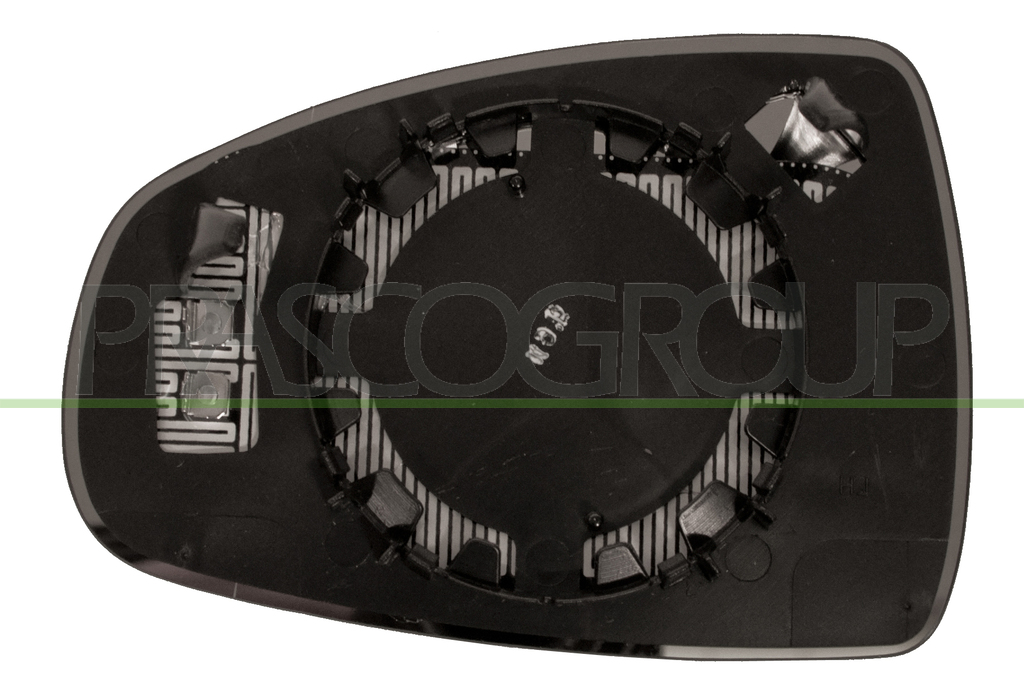 MIRROR GLASS BASE RIGHT-HEATED-ASPHERICAL