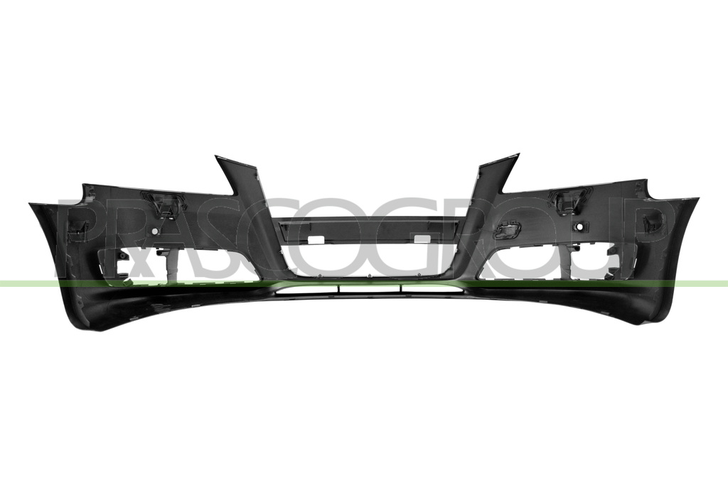 FRONT BUMPER-PRIMED-WITH PDC HOLES+SENSOR HOLDERS-WITH TOW HOOK COVER-WITH HEADLAMP WASHER HOLES-WITH PARK ASSIST HOLES