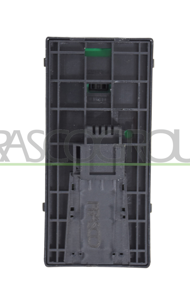 FRONT DOOR LEFT WINDOW REGULATOR PUSH-BOTTON PANEL-BLACK/CHROME EDGE-4 SWITCHES-10 PINS