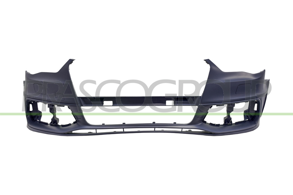 FRONT BUMPER-PRIMED-WITH ACTIVE HEADLAMP WASHER HOLES COVERS-WITH CUTTING MARKS FOR SENSORS MOD. S-LINE