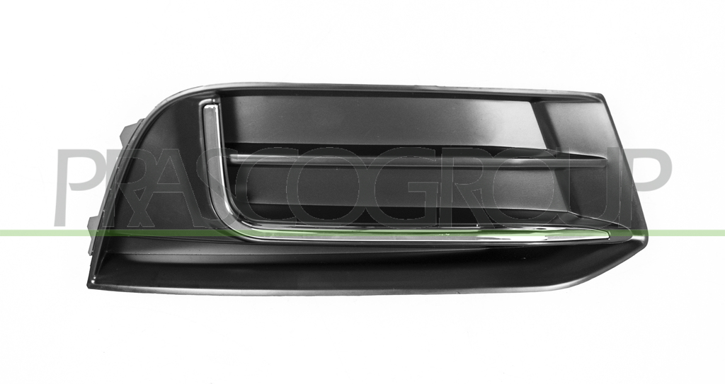 BUMPER GRILLE RIGHT-BLACK-WITH CHROME MOLDING MOD. DESIGN