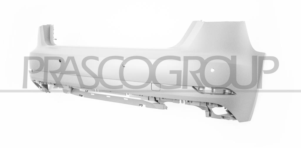 PARAURTI POSTERIORE-CON PRIMER-CON TAPPO COPRI GANCIO-CON FORI PDC+SUPPORTI-CON TRACCE PARK ASSIST MOD. 5 PORTE