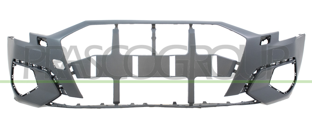 FRONT BUMPER-PRIMED-WITH HEADLAMP WASHER HOLES-WITH CUTTING MARKS FOR PARK ASSIST
