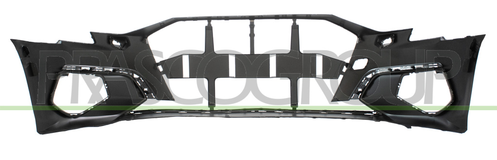 FRONT BUMPER-PRIMED-WITH HEADLAMP WASHER HOLES-WITH CUTTING MARKS FOR PARK ASSIST