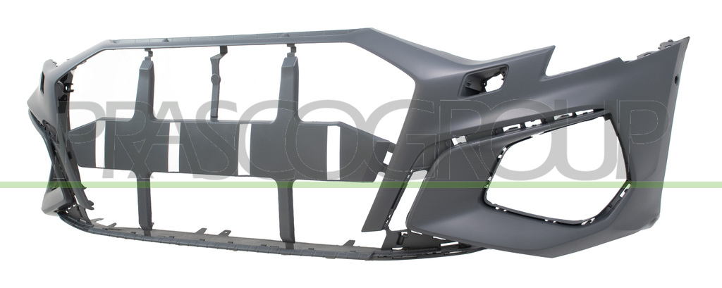 FRONT BUMPER-PRIMED-WITH HEADLAMP WASHER HOLES-WITH FOR PARK ASSIST