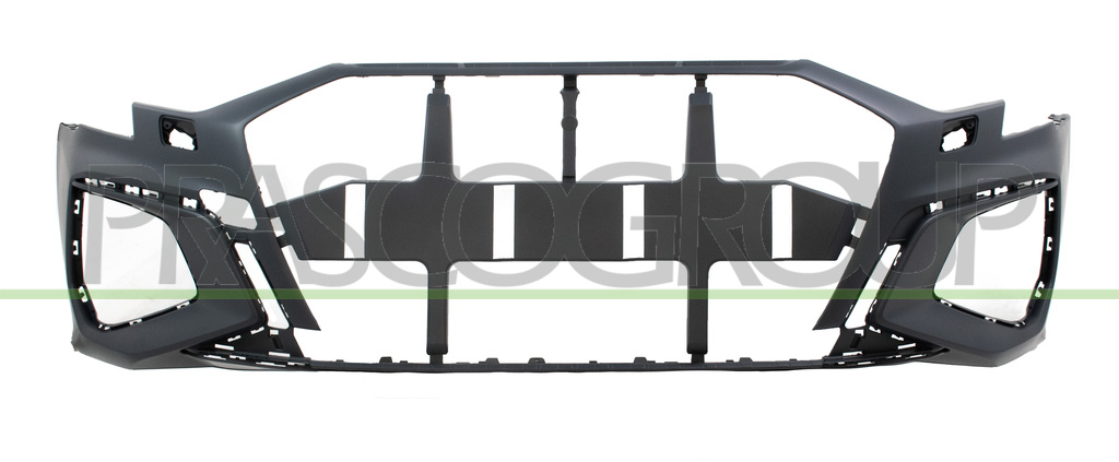 FRONT BUMPER-PRIMED-WITH HEADLAMP WASHER HOLES-WITH FOR PARK ASSIST