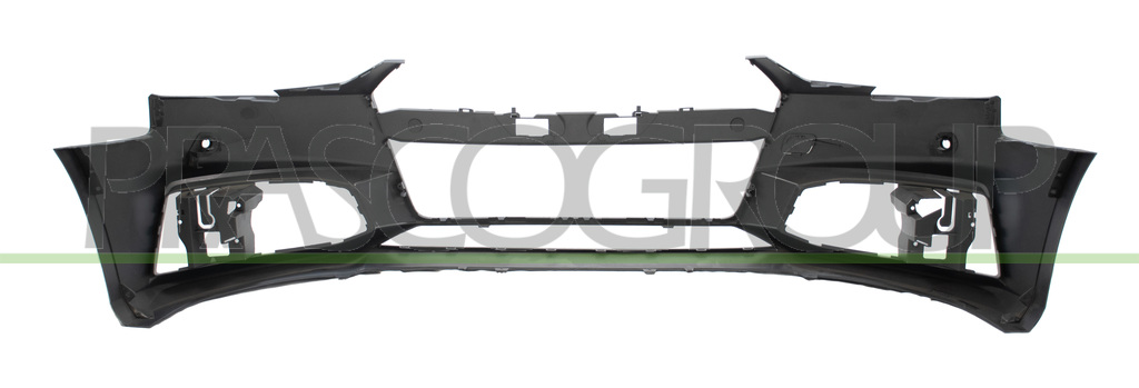 FRONT BUMPER-PRIMED-WITH PDC+SENSOR HOLDERS-WITH TOW HOOK COVER