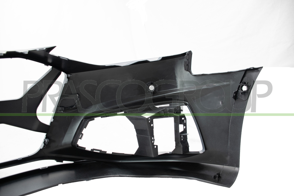 FRONT BUMPER-PRIMED-WITH PDC+SENSOR HOLDERS-WITH PARK ASSIST HOLES-WITH HEADLAMP WASHER CUTTING MARKS