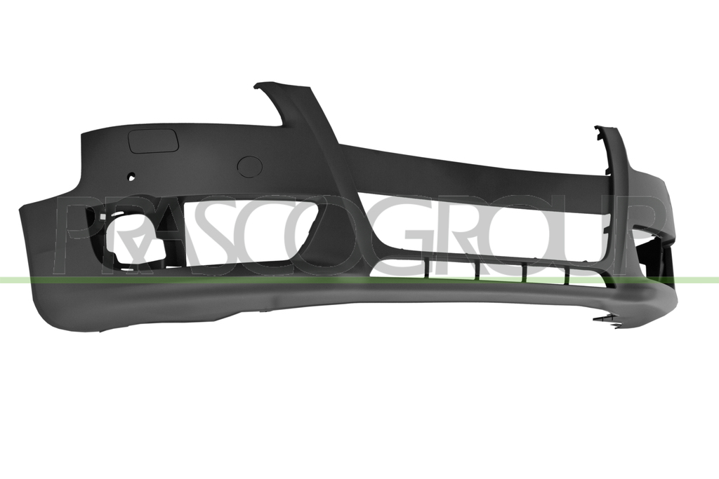 FRONT BUMPER PRIMED-WITH PDC+SENSOR HOLDERS-WITH HEADLAMP WASHER HOLES-WITH TOW HOOK COVER