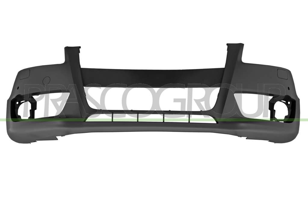 FRONT BUMPER PRIMED-WITH PDC+SENSOR HOLDERS-WITH HEADLAMP WASHER HOLES-WITH TOW HOOK COVER