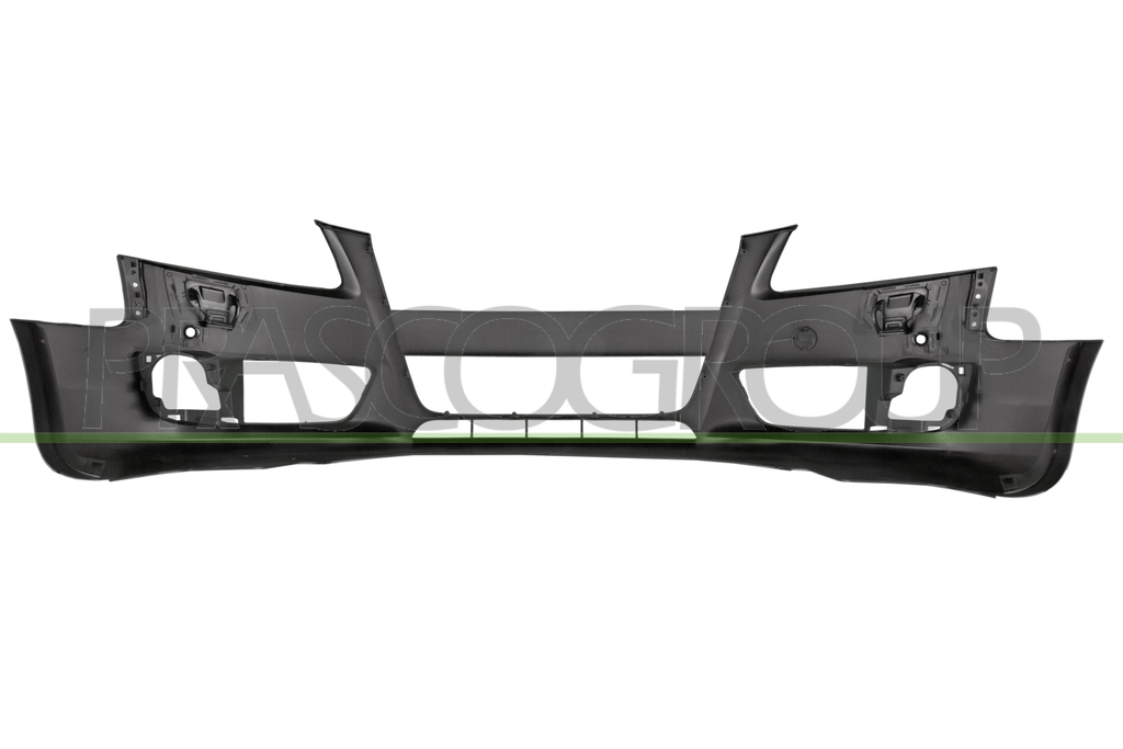FRONT BUMPER PRIMED-WITH PDC+SENSOR HOLDERS-WITH HEADLAMP WASHER HOLES-WITH TOW HOOK COVER