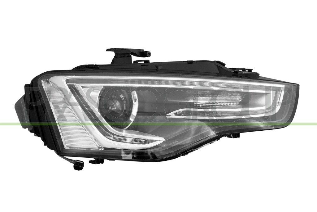 PHARE DROIT HID/D3S ELECTRIQUE AVEC MOTEUR-AVEC FEU DE JOUR-LED MOD. 13>