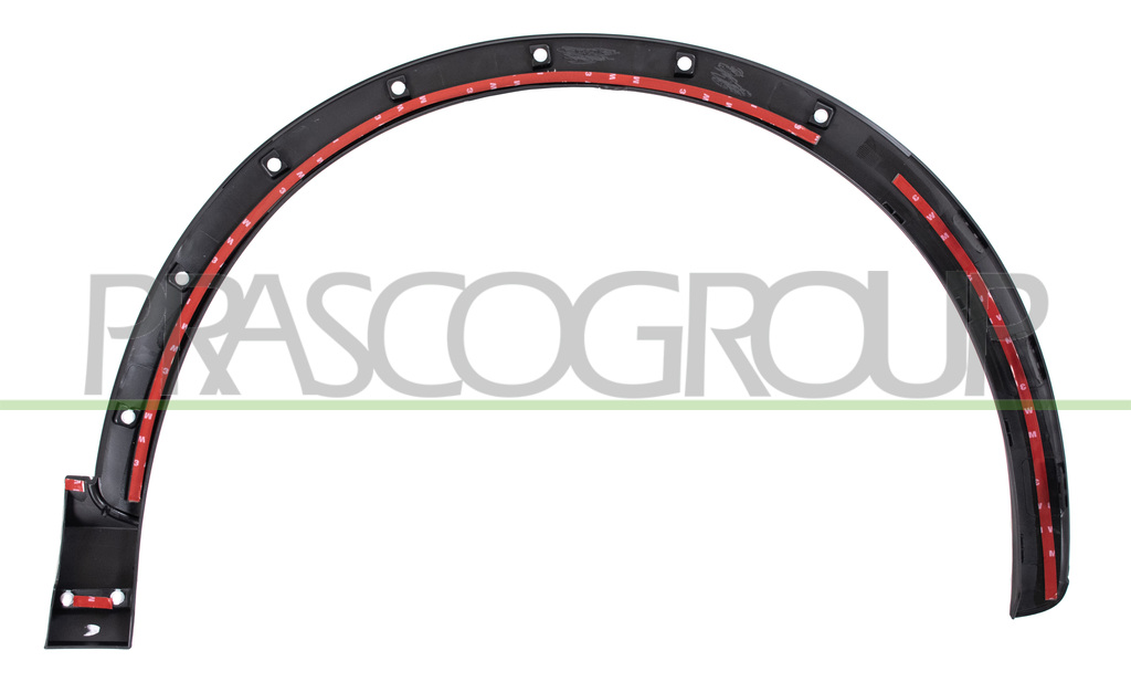 FRONT WHEEL ARCH EXTENSION LEFT-BLACK-TEXTURED FINISH-WITH CLIPS-WITH BI-ADHESIVE
