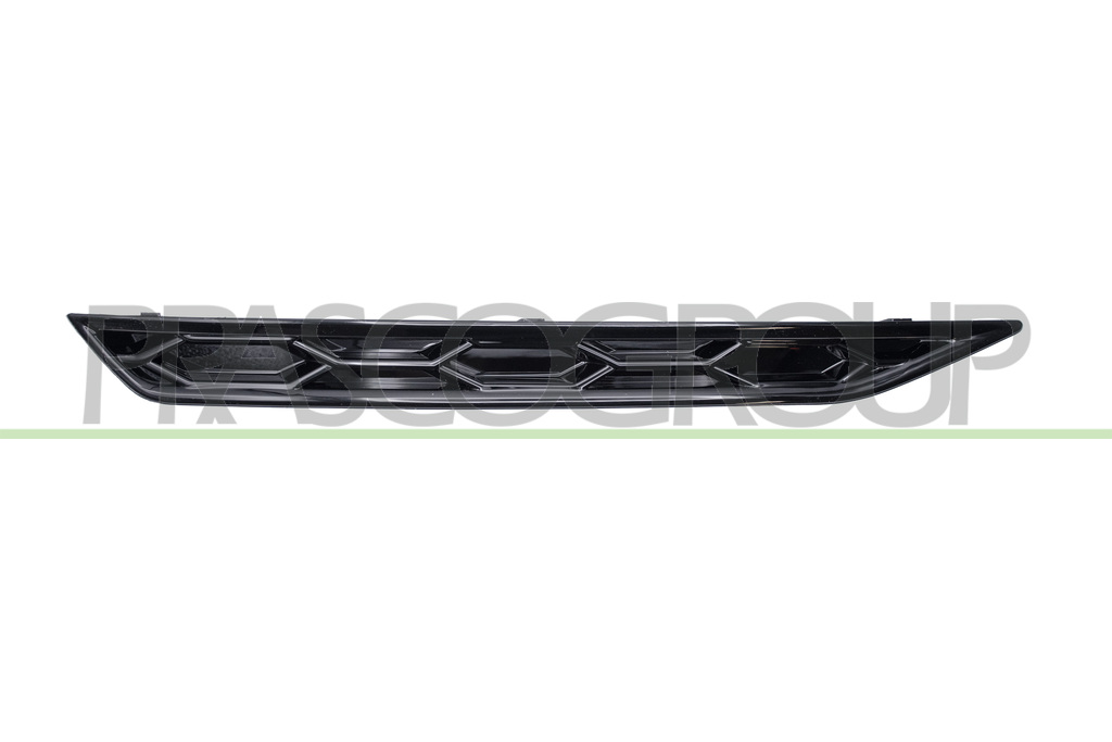 FRONT BUMPER GRILLE RIGHT-LOWER-BLACK-GLOSSY