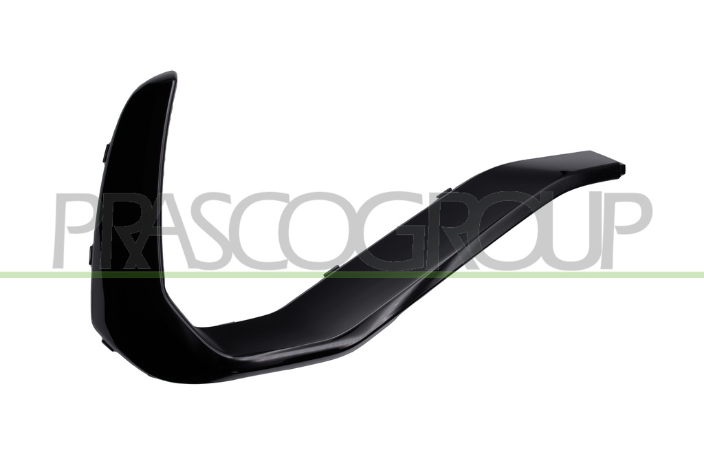 REAR BUMPER MOLDING LEFT-BLACK-GLOSSY