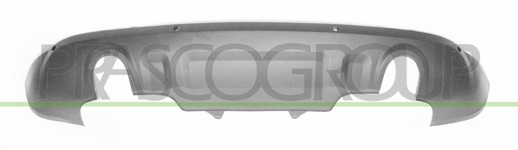 REAR BUMPER SPOILER-BLACK-WITH PDC+SENSOR HOLDER-WITH TWIN EXHAUST MOD. MOD. 2.0/3.2 PETROL-3.0 DIESEL