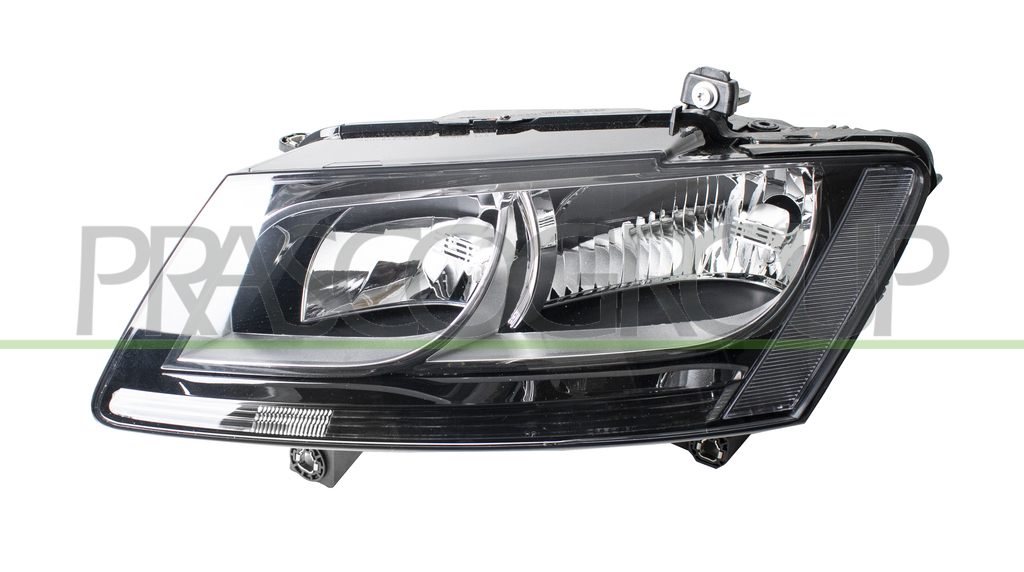HEADLAMP LEFT H7+H7-ELECTRIC-WITH MOTOR-BLACK